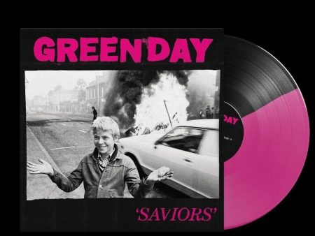 Green Day Saviors Exclusive Pressed on Limited Edition Half Black  Half Hot Pink Vinyl LP Online