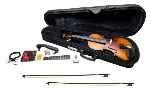 VIOLIN ACUSTICO PARIS 3 4 KIT COMPLETO ANTIGUO MATE Hot on Sale