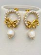 18K Gold Plated Wreath Earrings Fashion