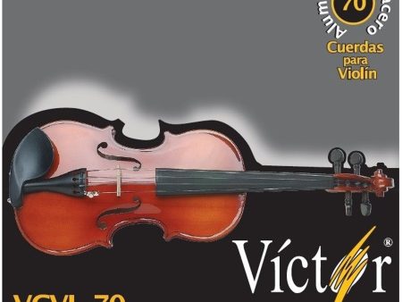 CUERDAS VICTOR 70 P VIOLIN ACERO Sale