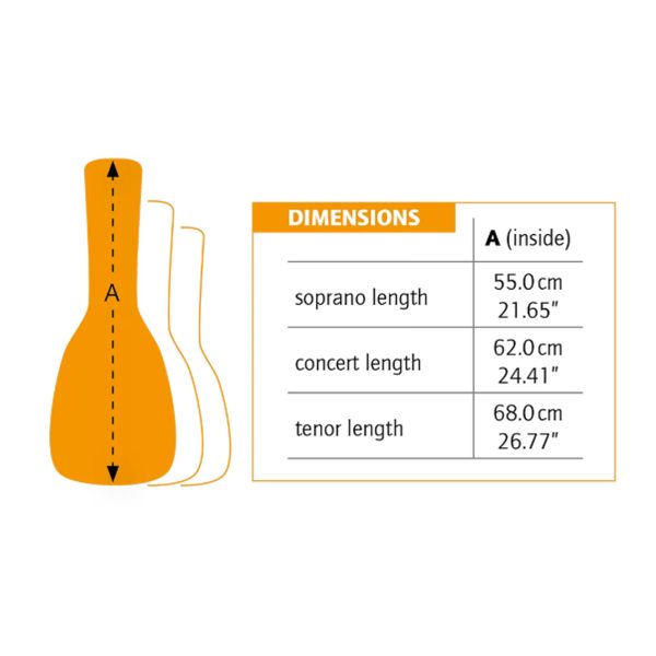 FUNDA ORTEGA UKULELE CONCIERTO SAMURAI Hot on Sale