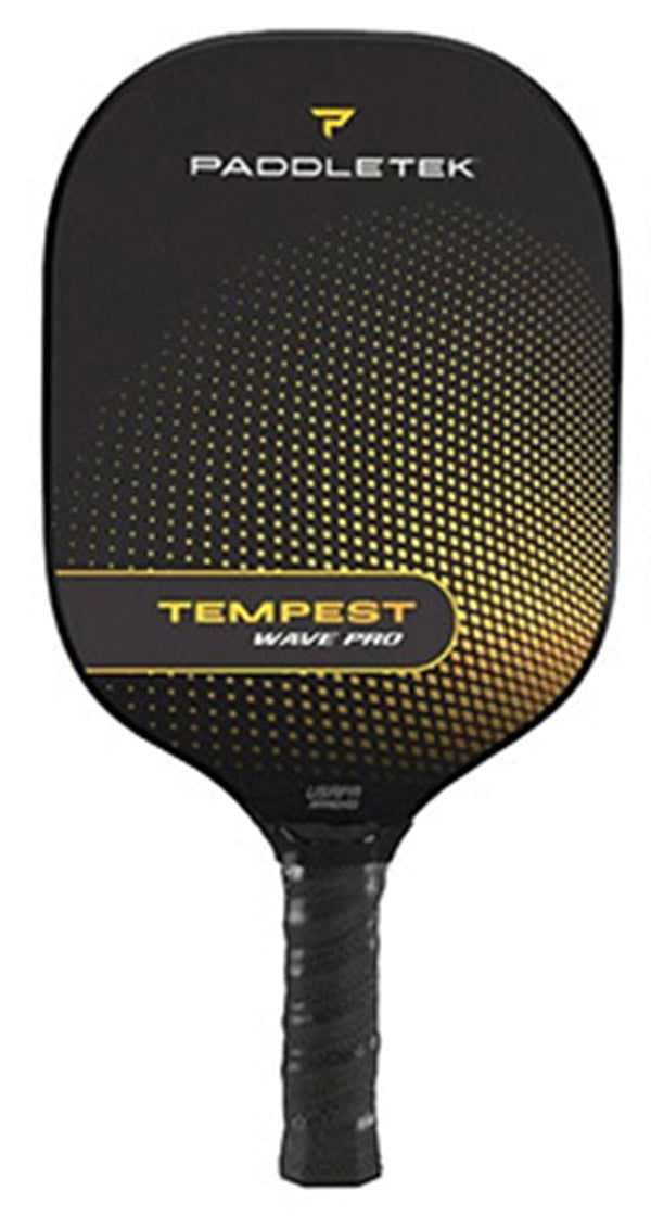 Paddletek Tempest Wave Pro Pickleball Paddle -Standard  -Yellow Online Sale