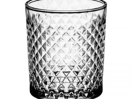 11oz Rhombus Rocks Glass Hot on Sale