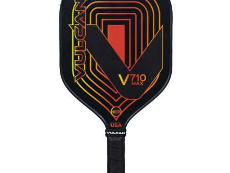 Vulcan V710 Max Pickleball Paddle -Flame Circuit -Black Sale