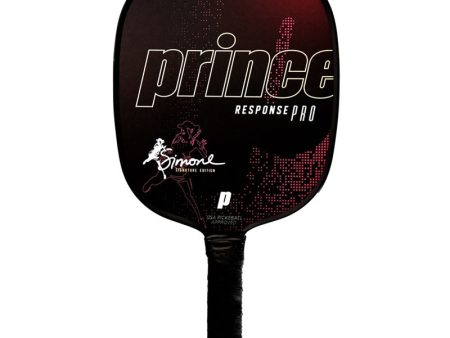 Prince Response Pro Simone Jardim Thin Grip Pickleball Paddle -Pink Discount