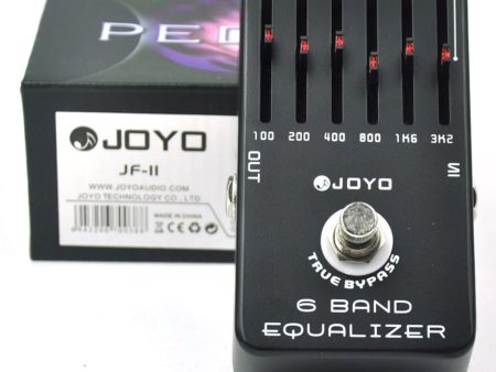 PEDAL ECUALIZADOR JOYO JF11 6 BANDAS NEG Discount