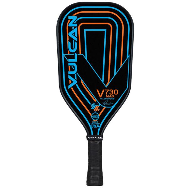 Vulcan V730 Max Pickleball Paddle -Loong Circuit -Black For Cheap