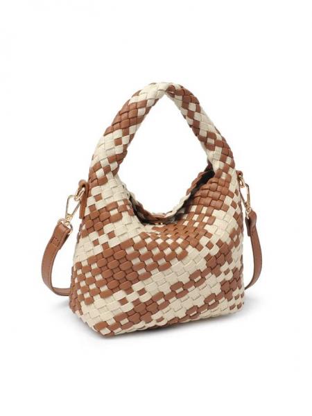 Whitling Woven Crossbody Brown For Sale