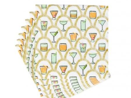 Art Deco Cocktail Napkins Discount