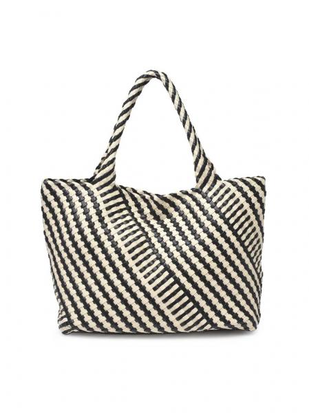 Whitling Woven Tote Black Online now