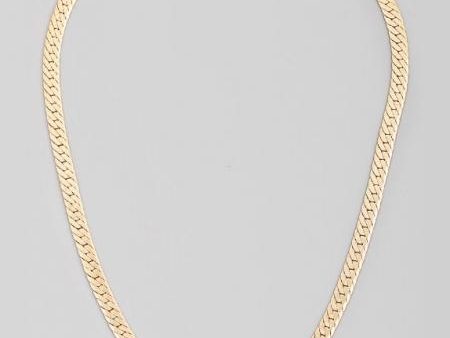 V Cut Snake Chain Necklace Online Hot Sale