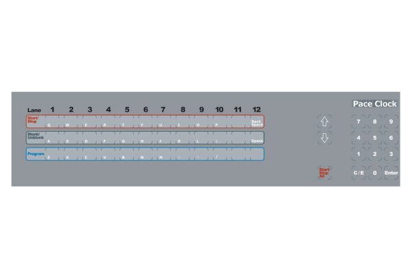 System 6 Pace Clock Keyboard Insert Cheap