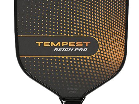 Paddletek Tempest Reign Pro Pickleball Paddle -Thin Grip  -Yellow Online Sale