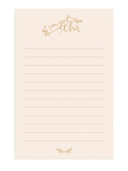 You Got This Notepad Online now