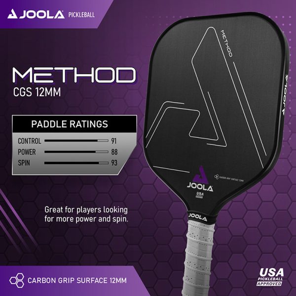 Joola Method CGS 12mm Pickleball Paddle Online Hot Sale