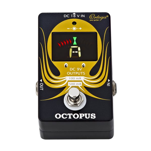 PEDAL AFINADOR CROMATICO ORTEGA OCTOPUS Fashion