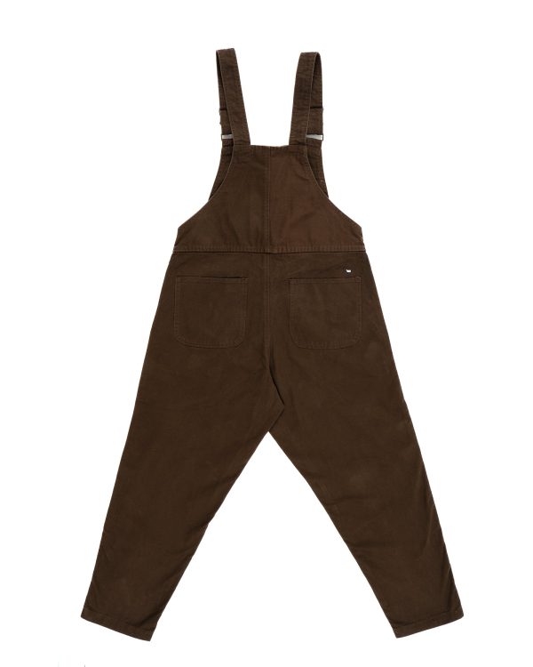 Chocolate Canvas Overalls Cheap