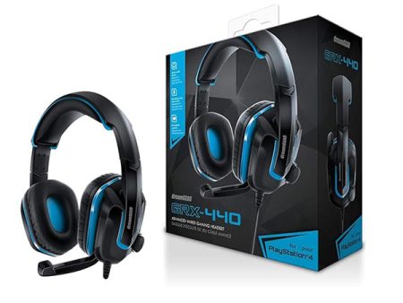 AUDIFONOS dreamGEAR GRX-440 PS4 5 NEGRO CON AZUL Sale