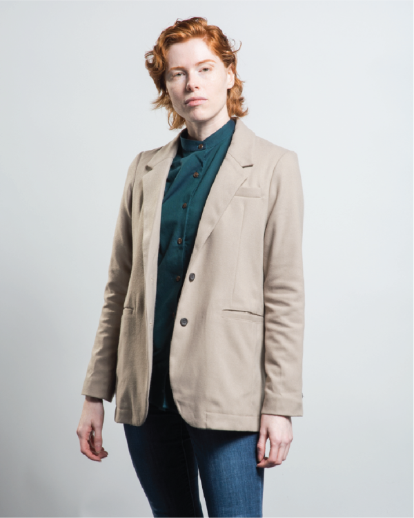 Wheatley Faux-Wool Suit Jacket For Sale