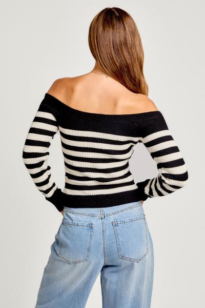 Turlough Striped Sweater For Cheap