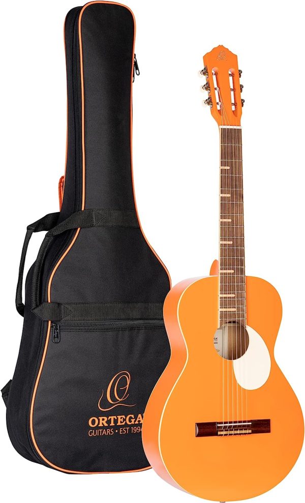 GUITARRA ACUSTICA CLASICA ORTEGA CON FUNDA DELUXE SERIE GAUCHO Fashion