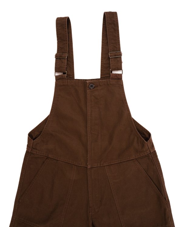 Chocolate Canvas Overalls Cheap