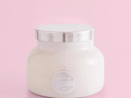 Volcano 19oz Jar Candle - White Cheap