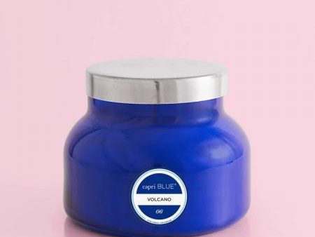 Volcano 19oz Jar Candle - Blue For Sale