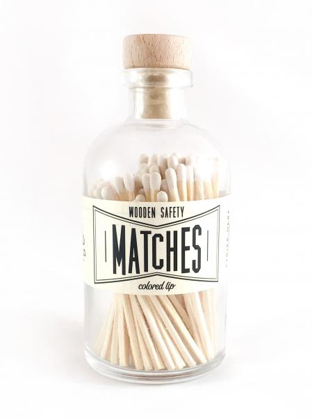 White Apothecary Matches For Discount