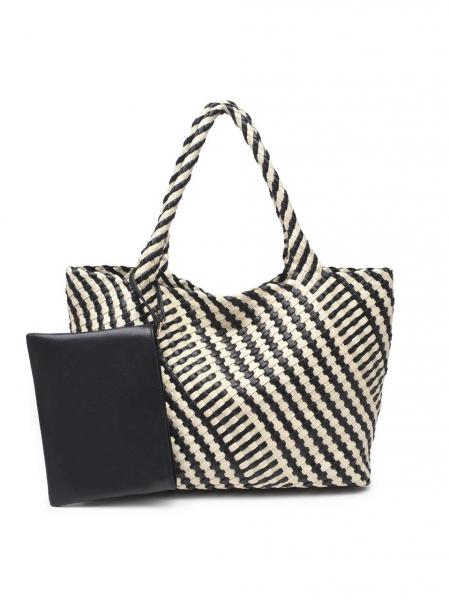 Whitling Woven Tote Black Online now